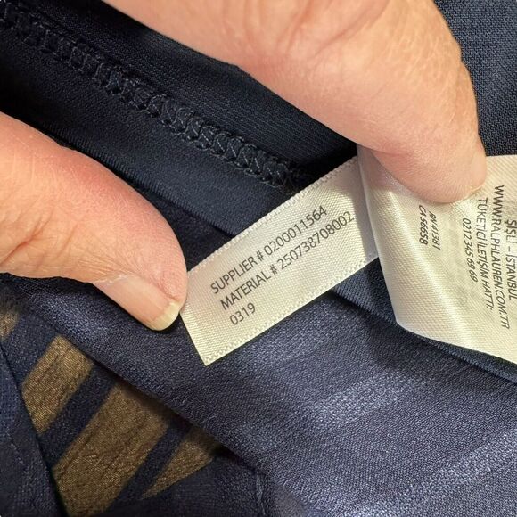 Lauren Ralph Lauren Navy Maxi Dress - Picture 12 of 12